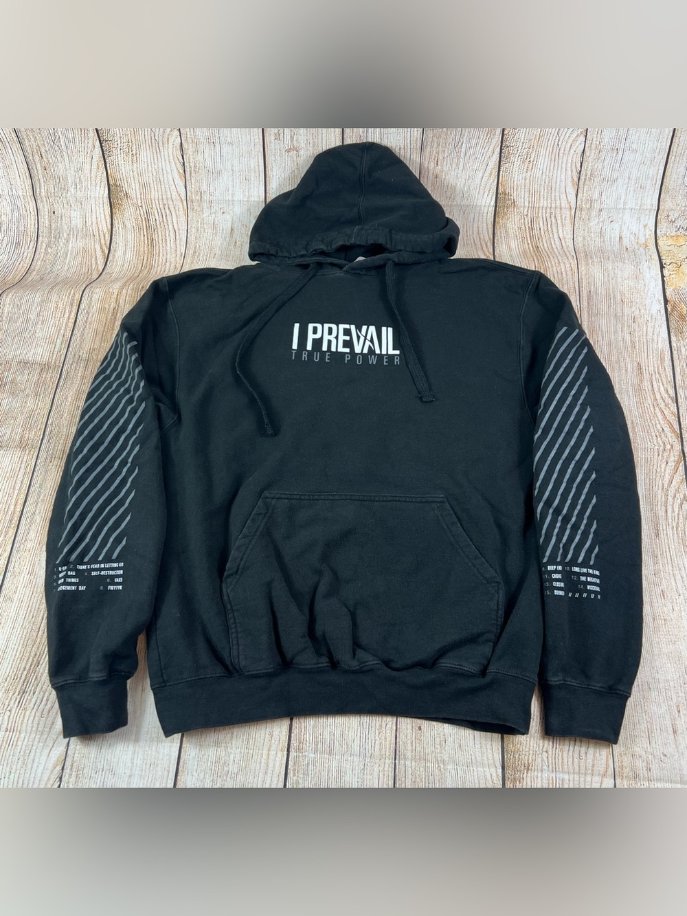 I Prevail Metalcore Band True Power Album Pullover Hoodie Sweatshirt Medium